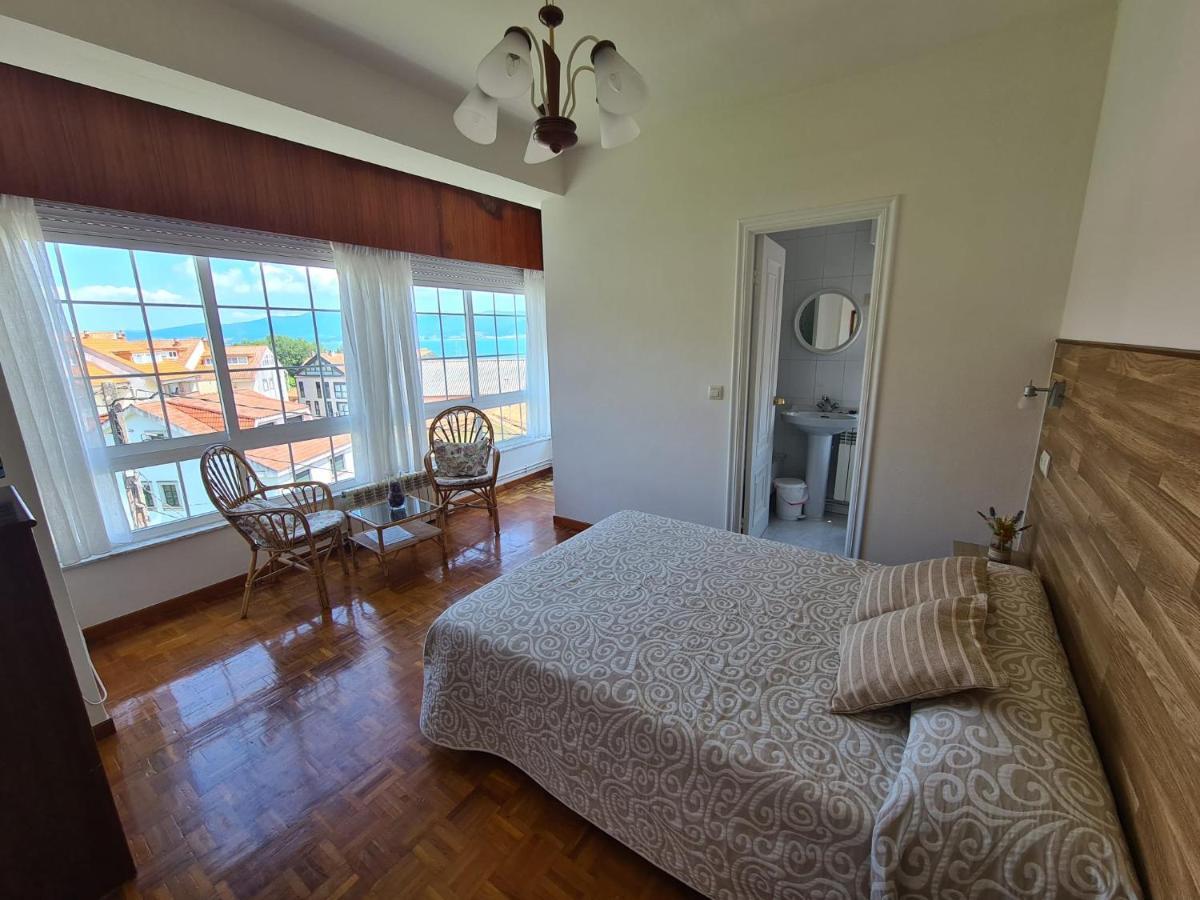 Hostal Playa Atlantica Hotel Louro Bagian luar foto